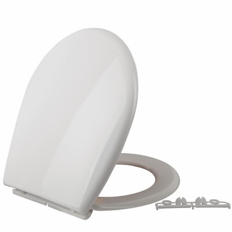 Wc - Tapa de WC monta blanco Carlo - SIAMP : 45 5251 01