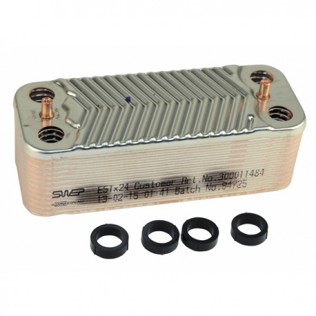 Intercambiador con placas + juntas - DE DIETRICH : 200008730