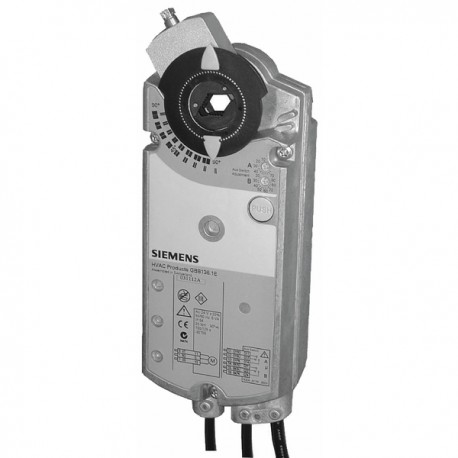 Servomotor de registro OpenAir 25Nm 0..10V 24Vac sin muelle - SIEMENS : GBB161.1E