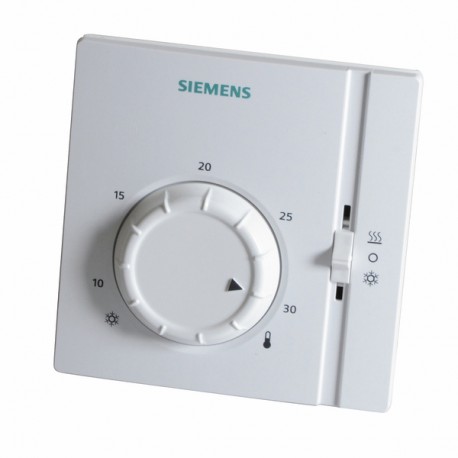 Termostato de ambiente frontal caliente/frío/apagado - SIEMENS : RAA41