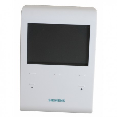 Termostato de ambiente programable 230v - SIEMENS : RDE100