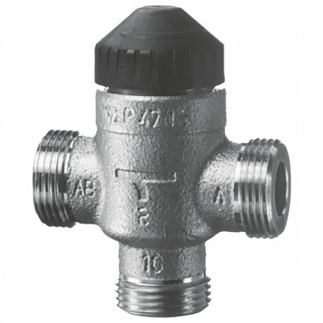 Válvula de terminales, 3 vías STD kvs 2,5 G3/4" - SIEMENS : VXP47.15-2.5