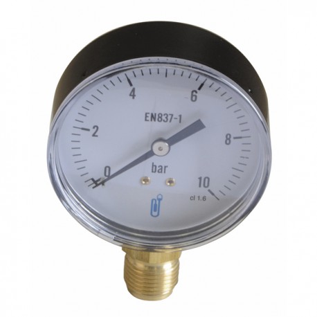 Manómetro radial seco 0-10b Ø80 mm
