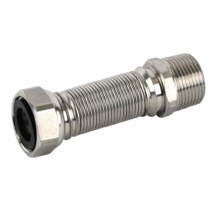 Latiguillo de acero inoxidable macho/hembra 3/4" DN20 8b