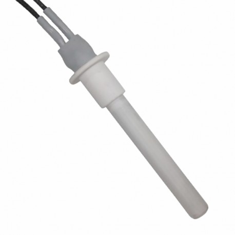 Bujía de cerámica con brida 260 W 107 mm