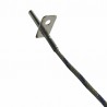 Termopar J de brida 880 mm bulbo 40 mm