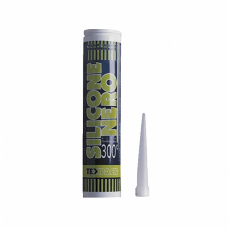 Silicona negra termorresistente 280 ml