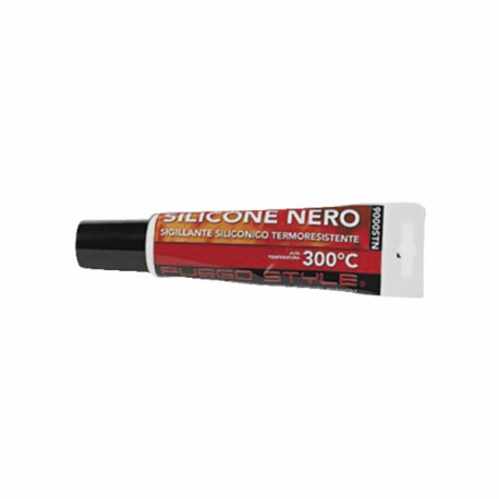 Silicona negra termorresistente 150 ml - DIFF