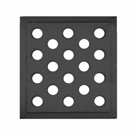 Rejilla de fundición para chimeneas 160x160 mm