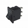 Interruptor negro I/0/II 6A 3XFASTON - DIFF