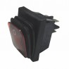 Interruptor luminoso rojo estanco 0/1 16A - DIFF