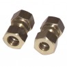 Racor de oliva recto tubo 12mm x tubo 10mm  (X 2) - DIFF