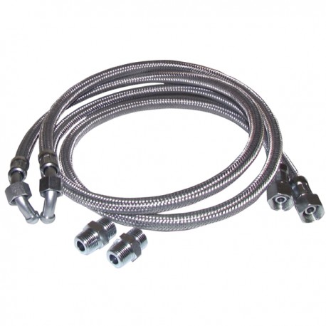 Flexible gasóleo x flexible codo con 2 racores