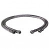Flexible gasóleo H3/8" x H3/8" recto lg 500 mm (X 2)