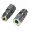 Racor de compresión recto M1/4 x tubo 10mm  (X 2) - DIFF