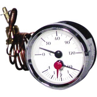 Manotermómetro 0 a 120°C - 0 a 6 bar - DIFF