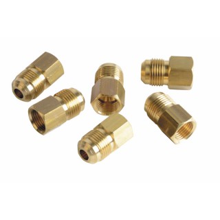 Reducción flare H3/8" x M1/2"  (X 6)