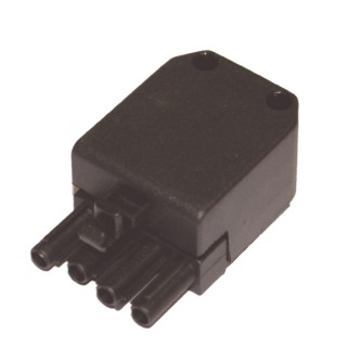 Conector macho 4 polos