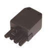 Conector macho 4 polos