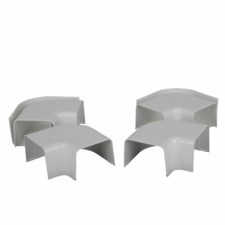 Curva plana 110x75 blanco puro 9010 (X 6)
