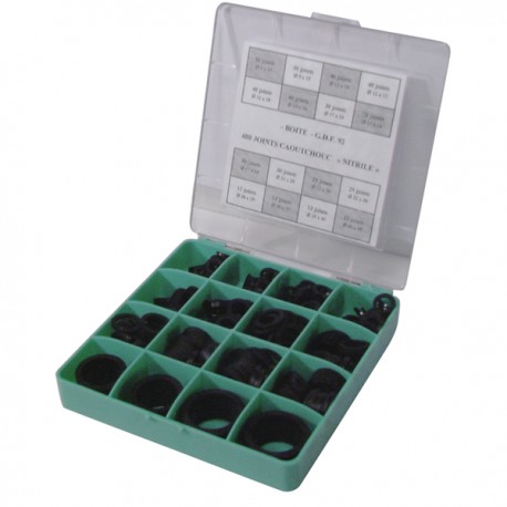 Caja 480 juntas llanas de goma G.D.F.92