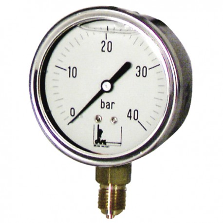 Manómetro 0 a 40 bar Ø63mm