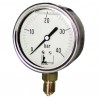 Manómetro 0 a 40 bar Ø63mm
