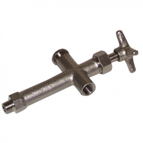 Llave con purgador y racor M1/8''