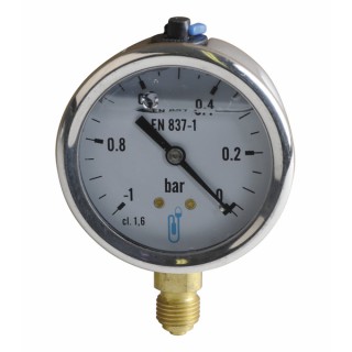Vacuómetro -1 a 0 bar Ø63mm