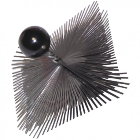 Deshollinador acero templado  con bola 250 x 250