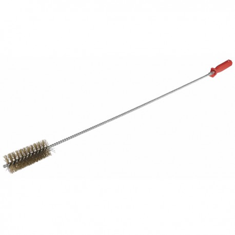 Escobillón acero latonado Ø 50 varilla 8 mm - DIFF