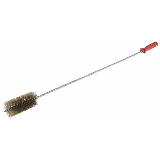 Escobillón acero latonado Ø 60 varilla 8 mm