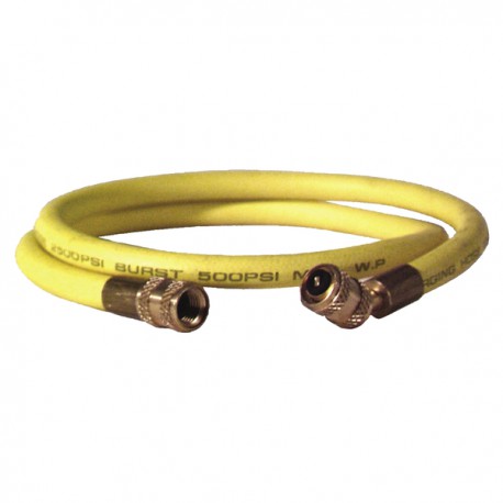 Caño amarillo longitud 1,50m Ø1/4"