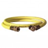 Caño amarillo longitud 1,50m Ø1/4"