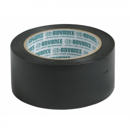 Rollo PVC adhesivo negro 30 mmx33m