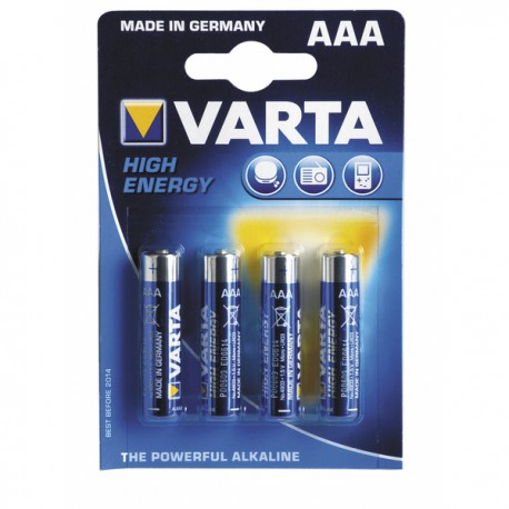 Pila LR03 - tipo  AAA - 1,5volts  (X 4)