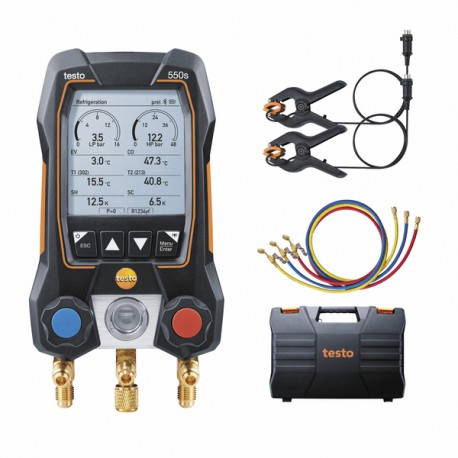 Kit estándar Testo 550s con tubos flexibles - - TESTO : 05645504