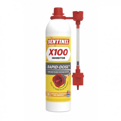 RAPID DOSE X100 SENTINEL - 1 aerosol 400 ml - SENTINEL : X100RD-12X300ML-EXP