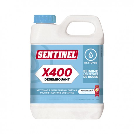 Extractor de lodos x400 -  recipiente 1 litro - SENTINEL : X400L-12X1L-EXPB