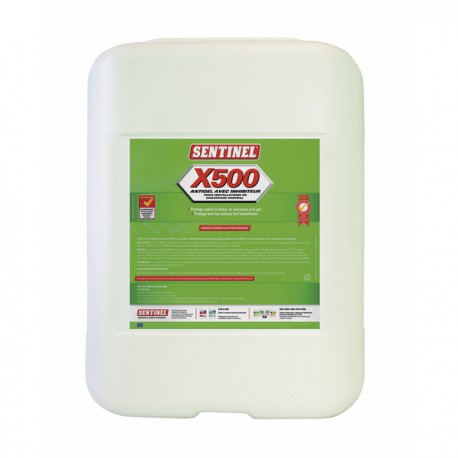 Anticongelante con inhibidor x500 - Recipiente 20 litros - SENTINEL : X500L-20L-EXP