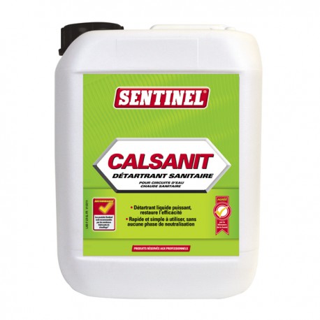 Desincrustante CALSANIT - bidón 5L - SENTINEL : LR-4X5L-EXP
