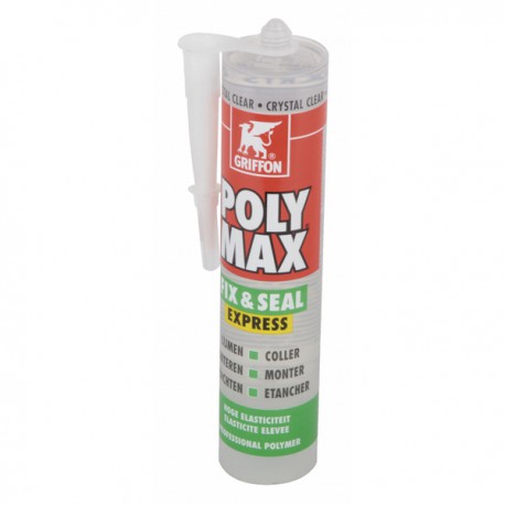 POLYMAX  FIX&SEAL EXPRESS cristal - GRIFFON : 6150452