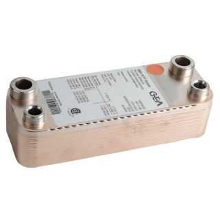 Intercambiador con placa 28 kw con pasador m4 - GEMINOX : 87168340540