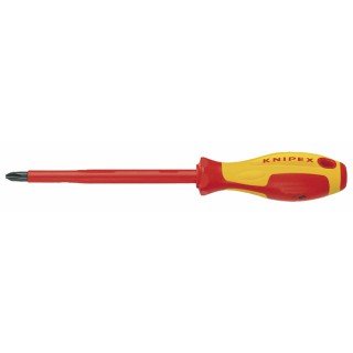 Destornillador de estrella PHILLIPS para electricistas PH2 - KNIPEX : 98 24 02