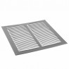 Rejilla de ventilación aluminio bruto - ANJOS : 6805