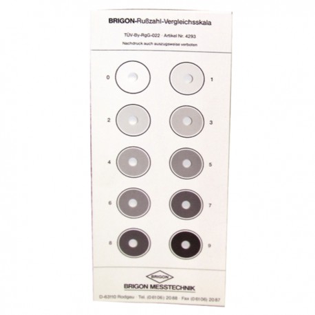 Escala comparación para opacímetro - DIFF