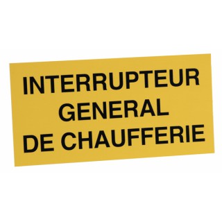 Interruptor general de sala de calderas - DIFF