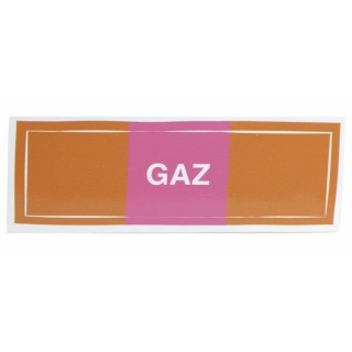 Etiqueta flexible adhesiva - Gas (X 10)