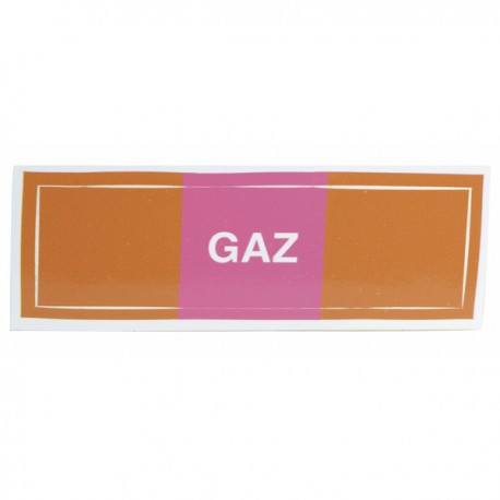 Etiqueta flexible adhesiva - Gas (X 10) - DIFF