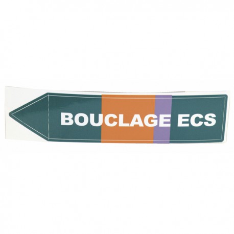 Etiqueta flexible adhesiva - Clausura ECS (X 10)